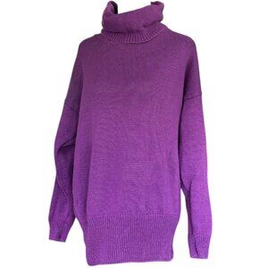 Extra Energy by De Rotchild Vintage 80s turtleneck sweater‎ one size fits all